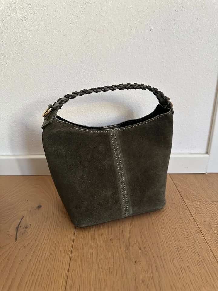 Emilia Mini Suede Bucket Bag