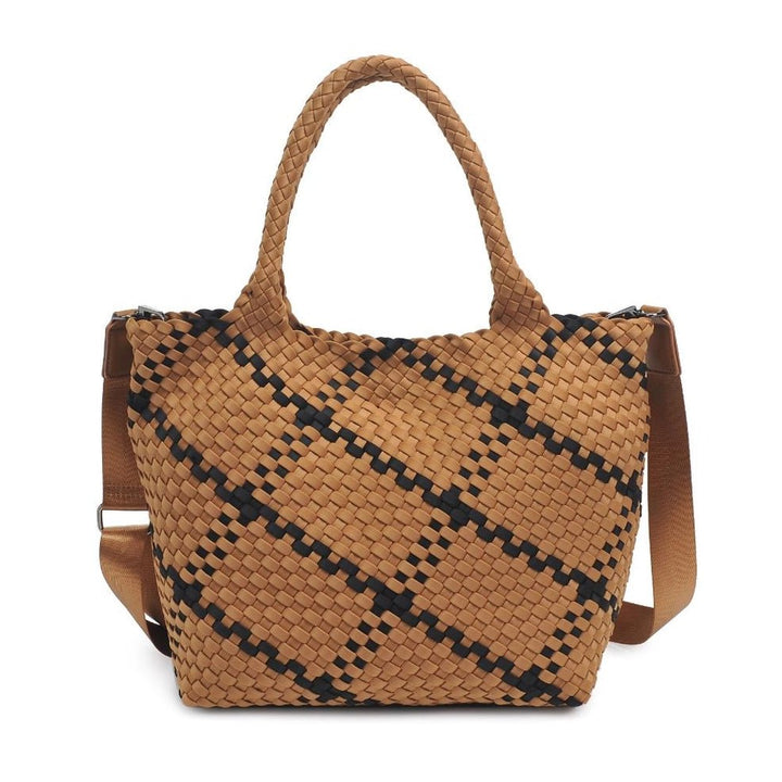 Sol and Selene Medium Sky's The Limit Woven Crossbody - Capri by Sunset & Co.