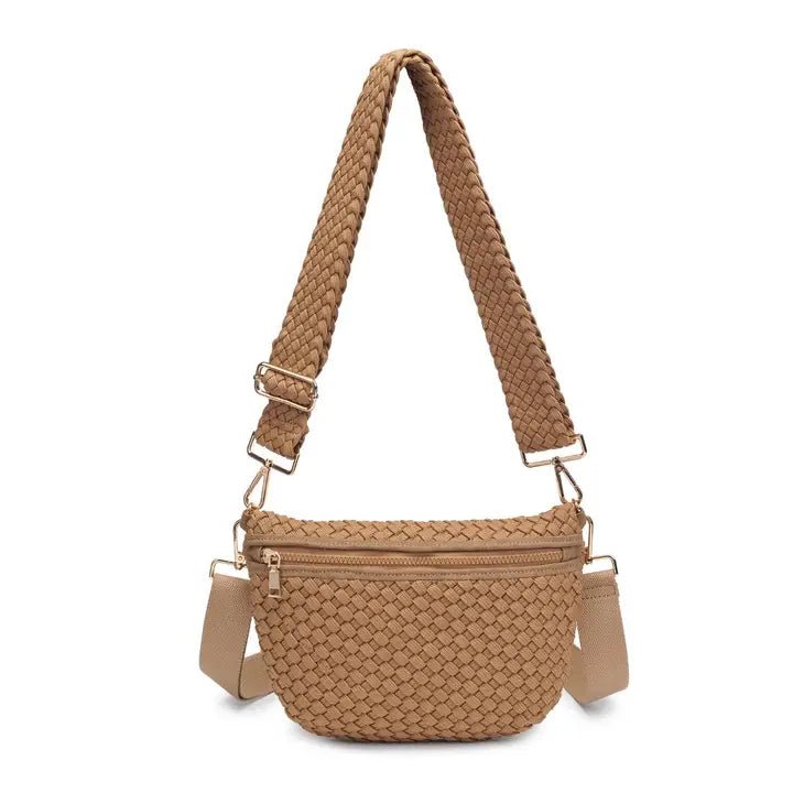 Sol and Selene Ethereal Woven Crossbody - Capri by Sunset & Co.