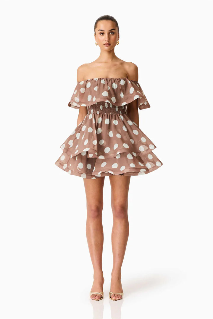 Elliatt Sola Pola Dot Mini Dress