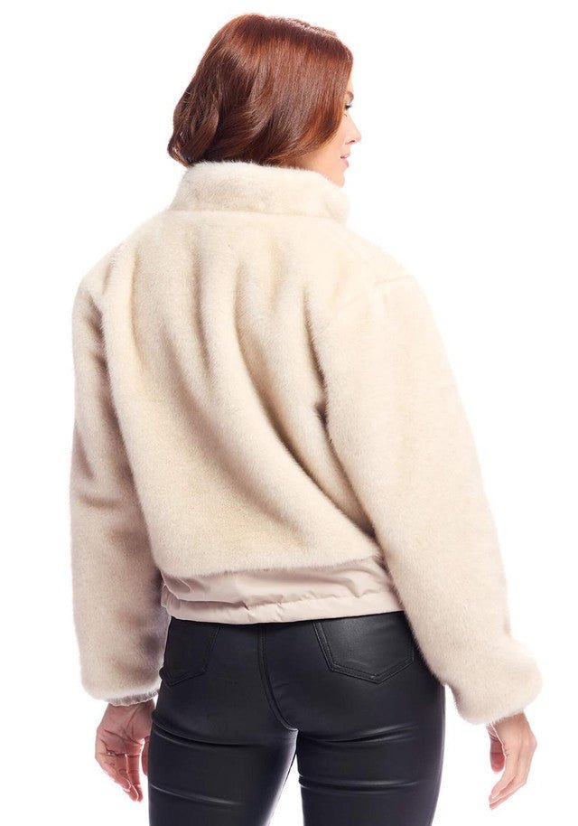 Donna Salyers Fabulous Furs Insta Reversible Zip Jacket - Capri by Sunset & Co.