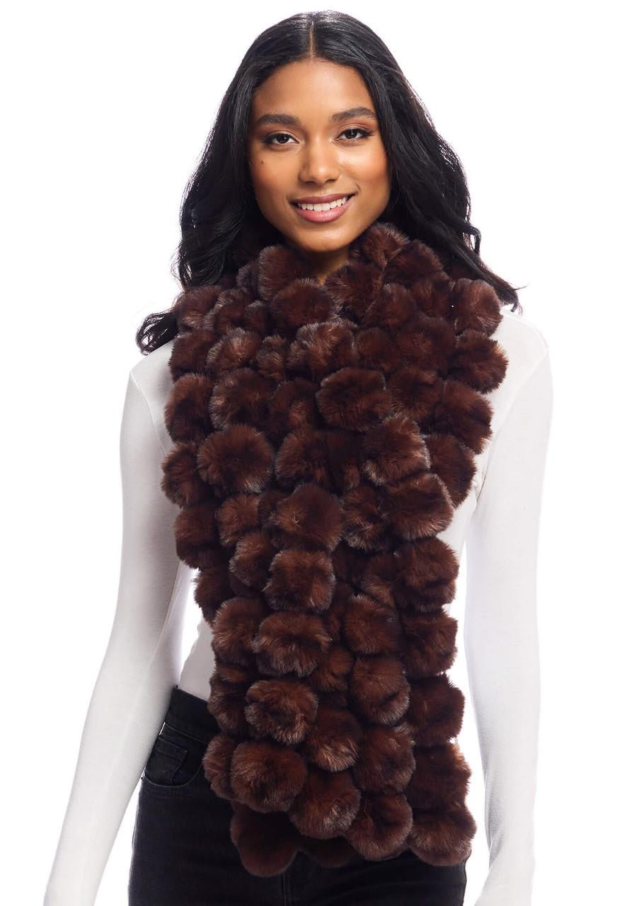 Donna Salyers Fabulous Furs Poppy Pull Through Scarf - Capri by Sunset & Co.