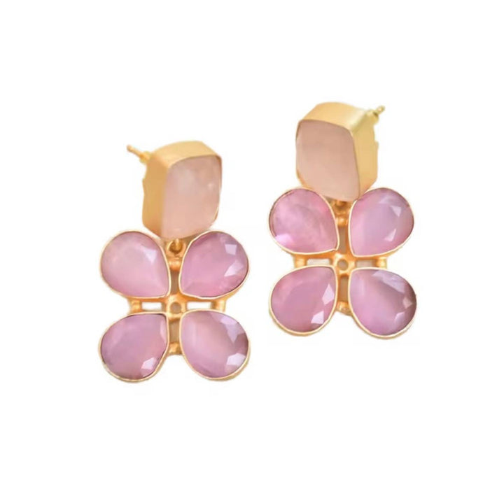 Allie Beads Emily Gemstone Earrings - Capri by Sunset & Co.