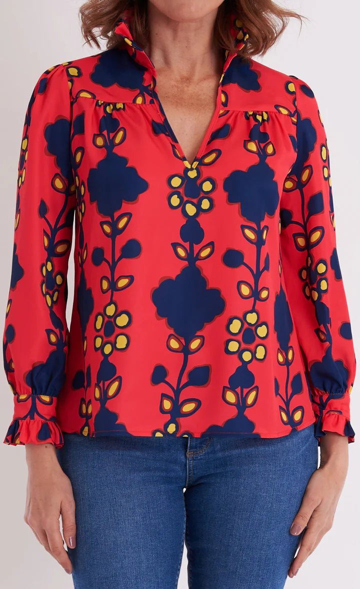 CK Bradley Aspen Blouse - Capri by Sunset & Co.