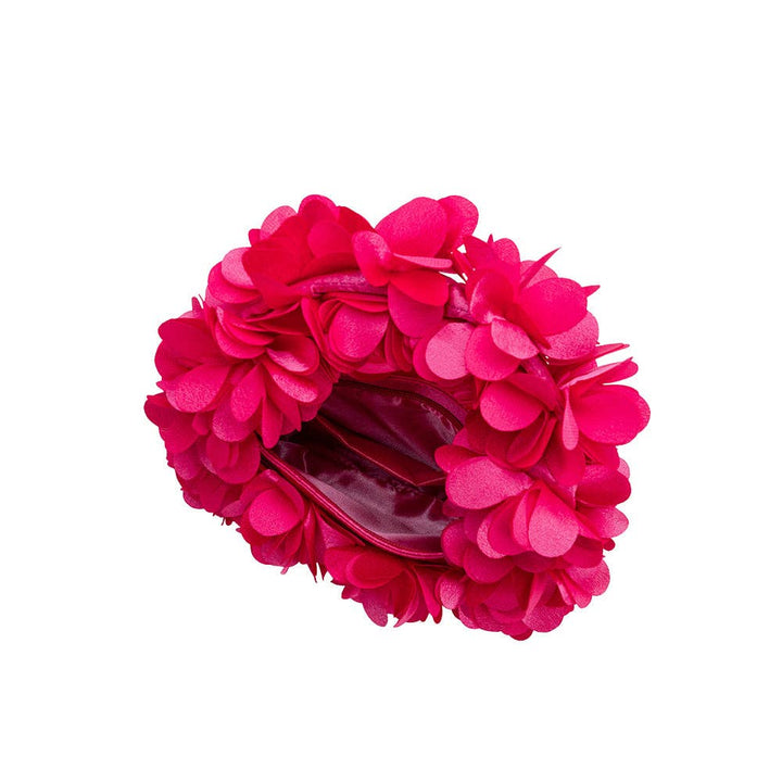 Melie Bianco Bloom Satin Top Handle Bag - Capri by Sunset & Co.