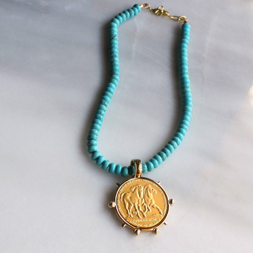 Desert Rider Beaded Necklace - Capri by Sunset & Co.