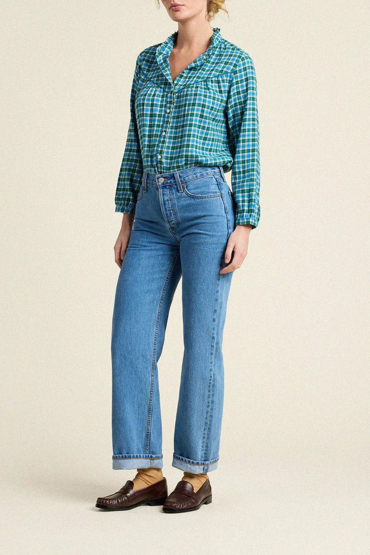 Trovata Ruth Shirt - Capri by Sunset & Co.