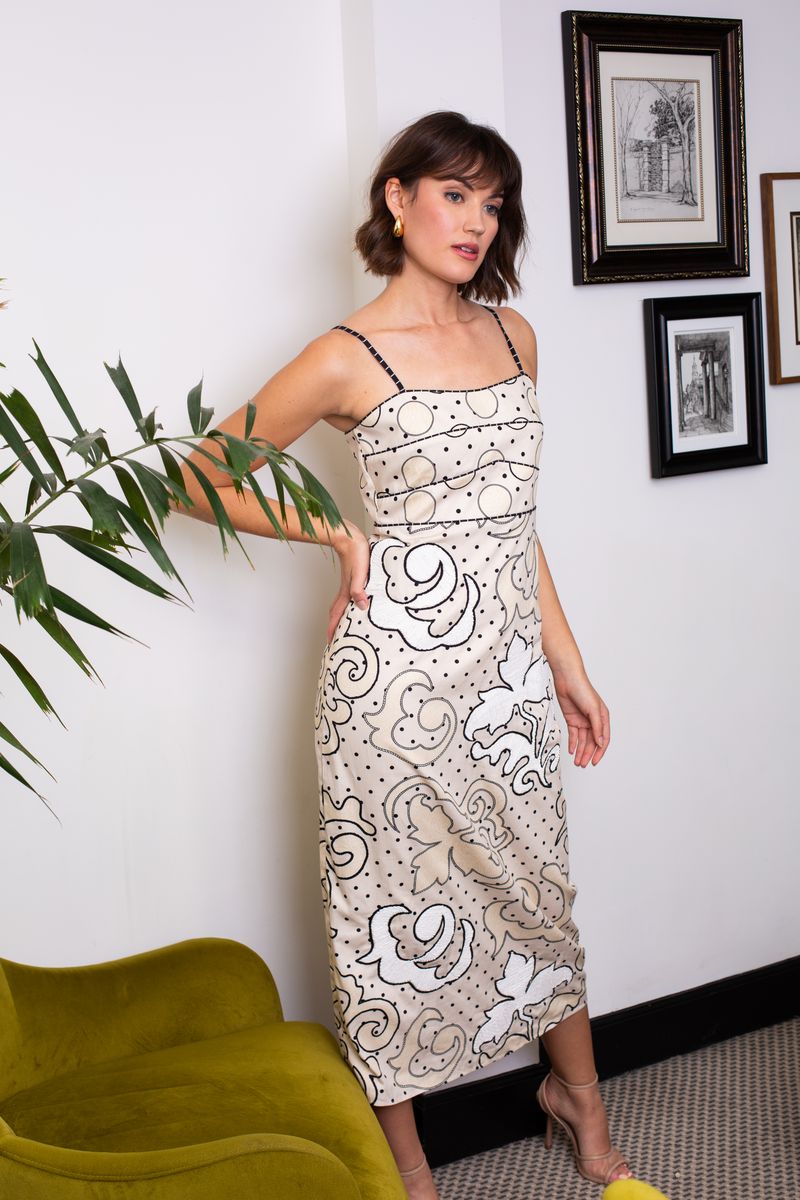 Anna Cate Sonya Midi Dress - Capri by Sunset & Co.