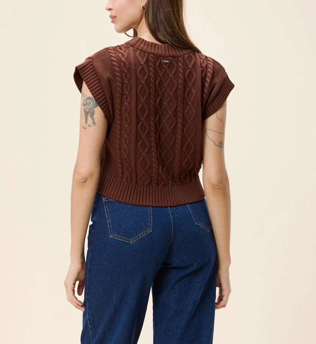 Cleobella Gigi Sweater Vest - Capri by Sunset & Co.