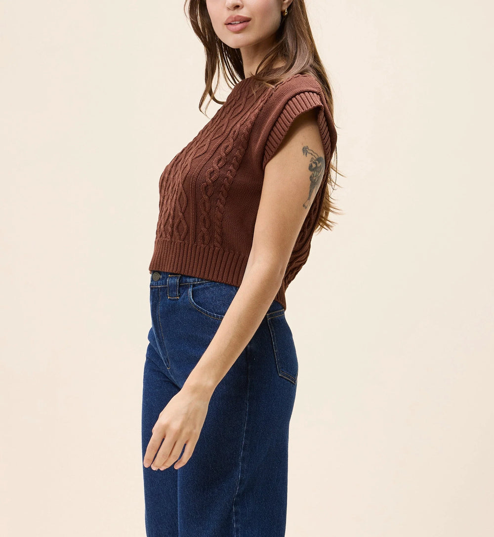 Cleobella Gigi Sweater Vest - Capri by Sunset & Co.