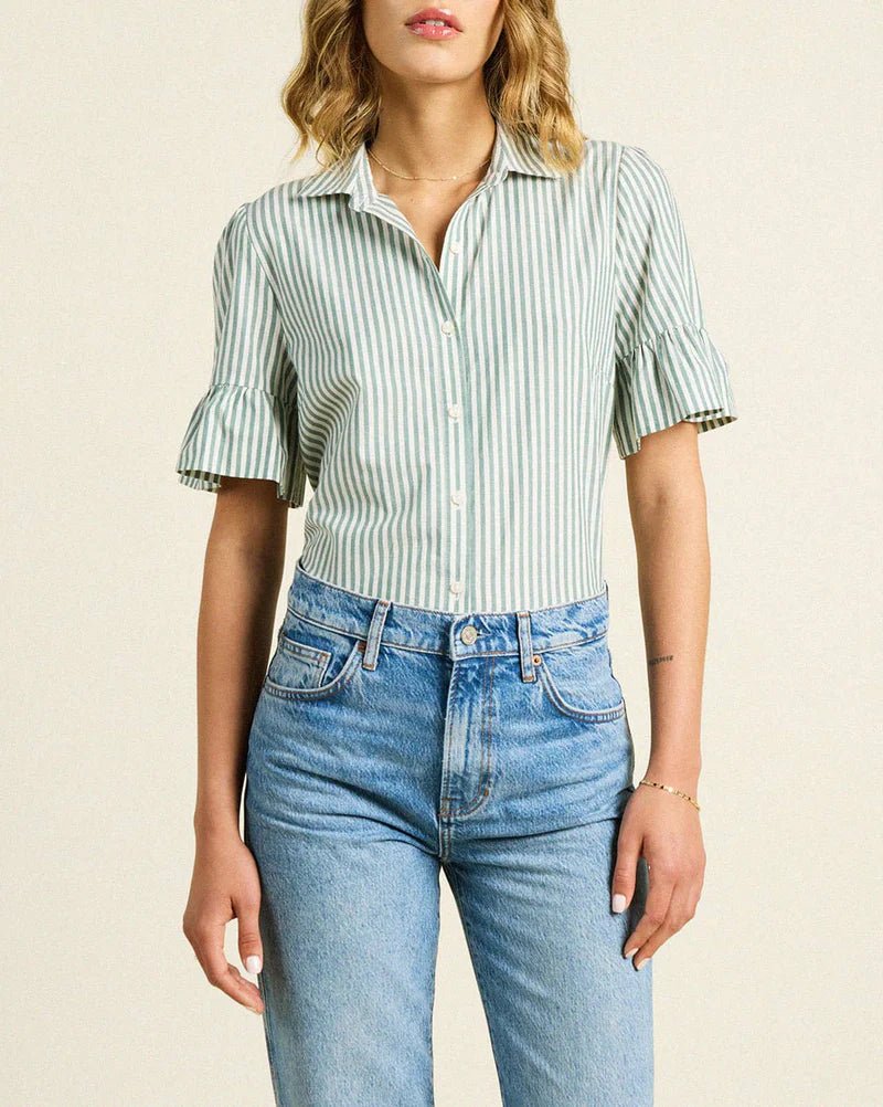 Trovata Lena Blouse - Capri by Sunset & Co.