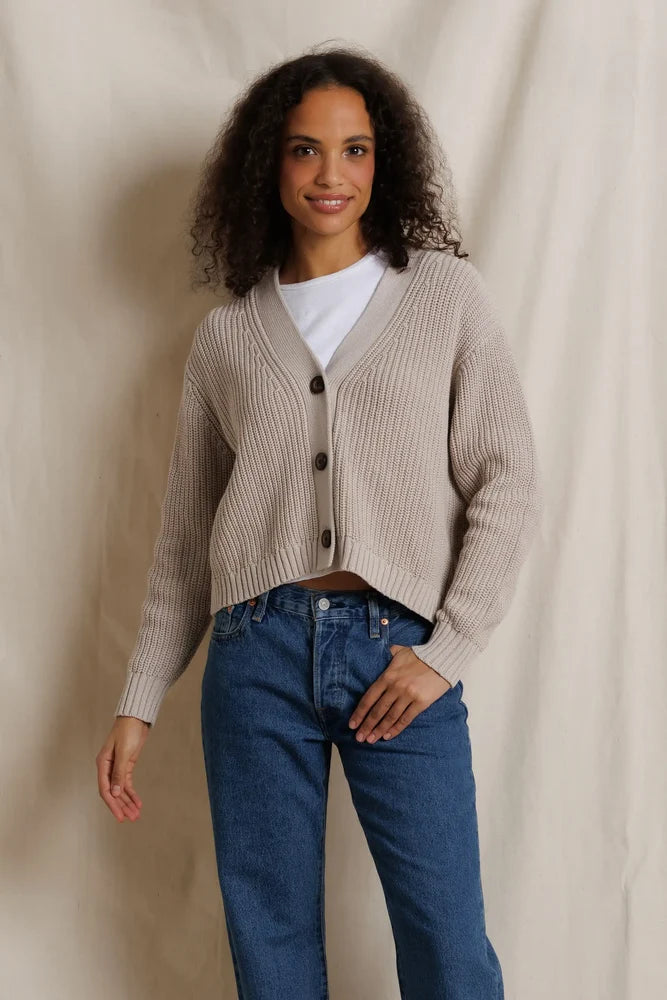 PerfectWhiteTee Greta V Neck Sweater
