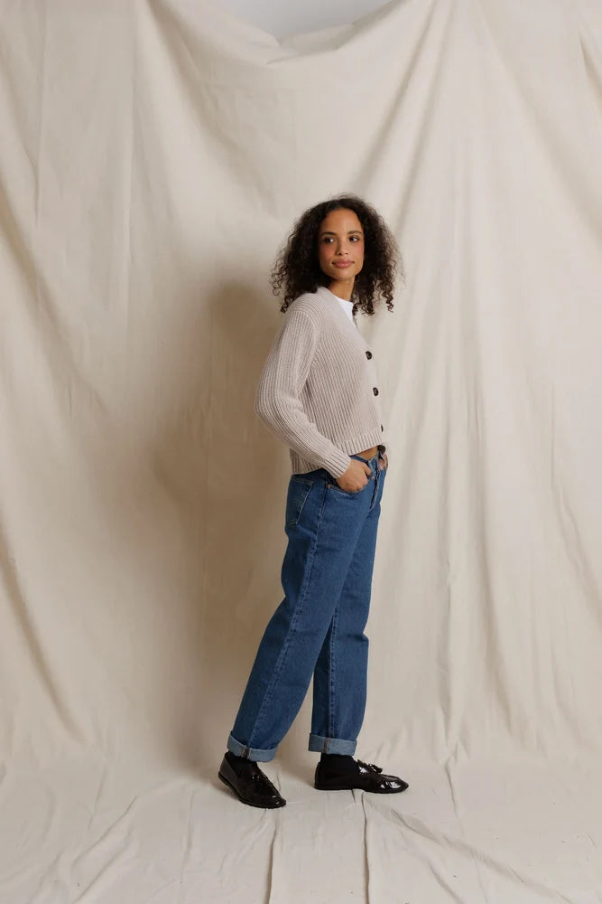 PerfectWhiteTee Greta V Neck Sweater