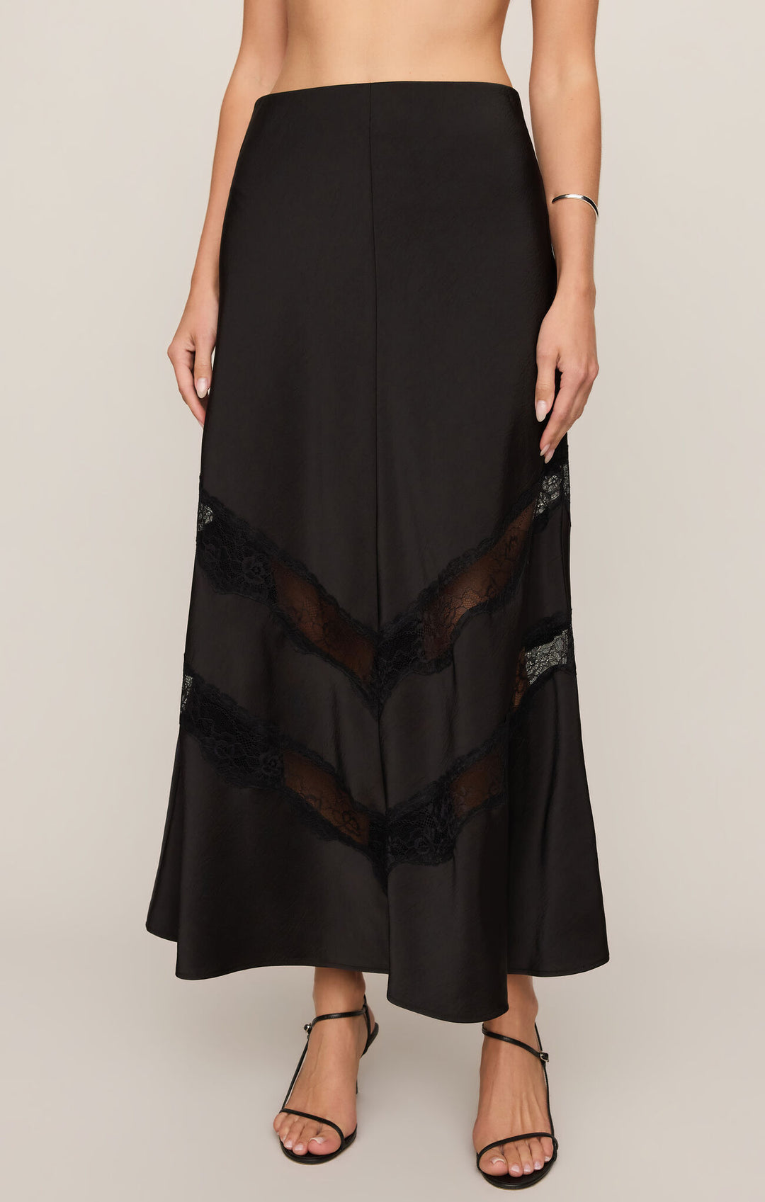 Z Supply Kori Lace Inset Skirt - Capri by Sunset & Co.