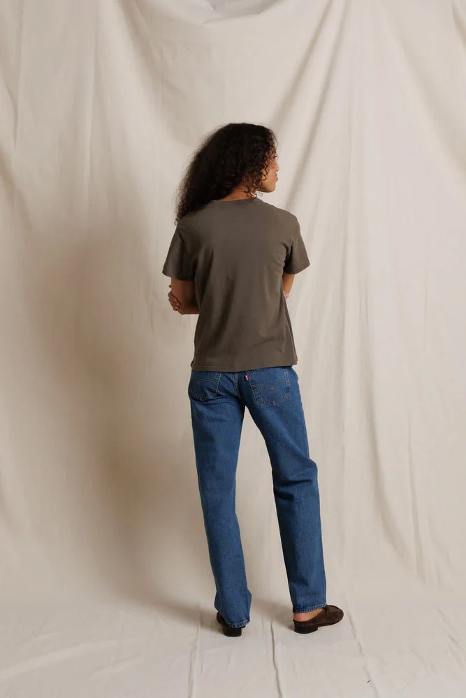 PerfectWhiteTee Hendrix Boxy V Neck Tee - Capri by Sunset & Co.