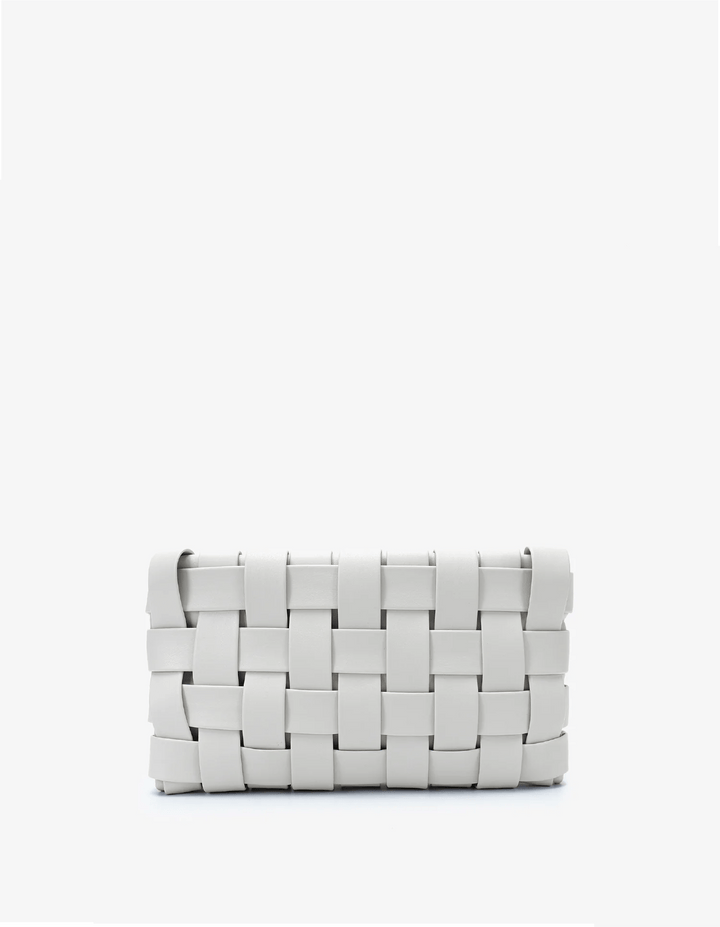 Remi/Reid Lindy Small Woven Clutch - Capri by Sunset & Co.