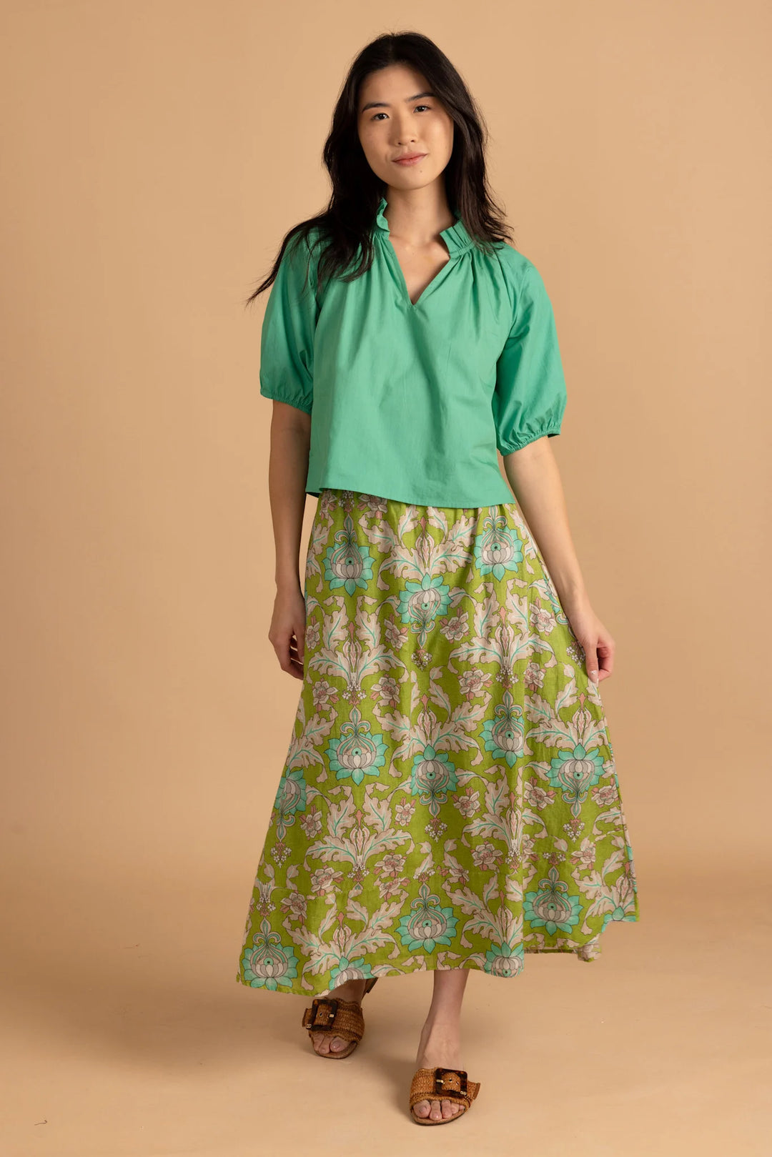 Double A Marisol Skirt - Capri by Sunset & Co.