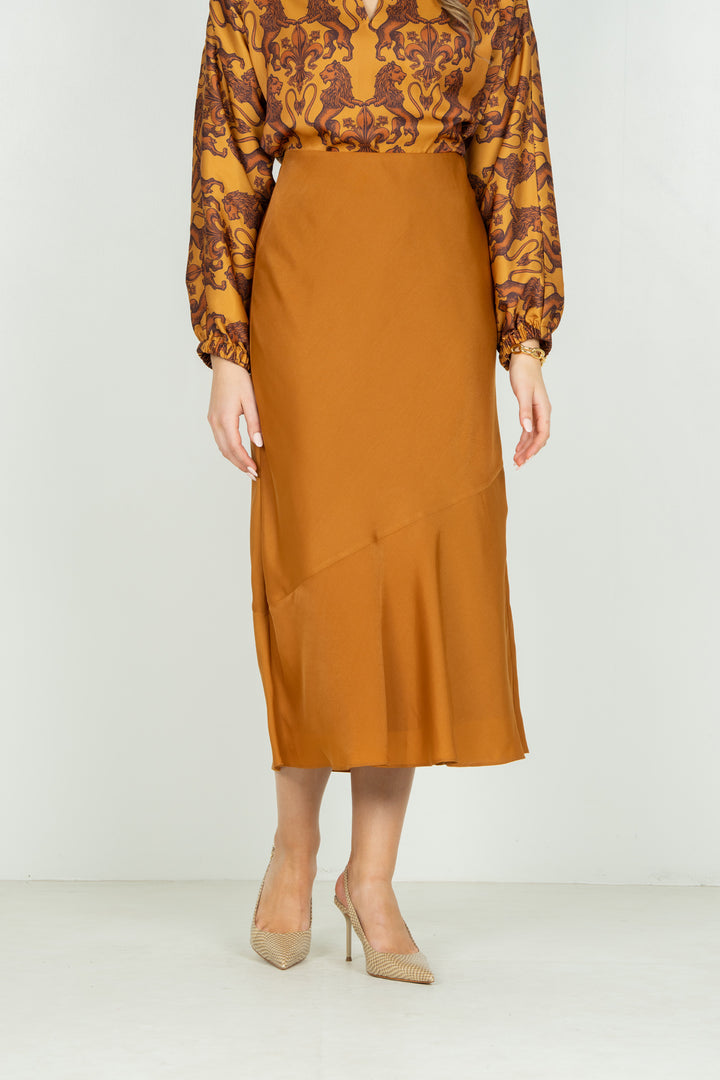 Emily McCarthy Bias Midi Skirt