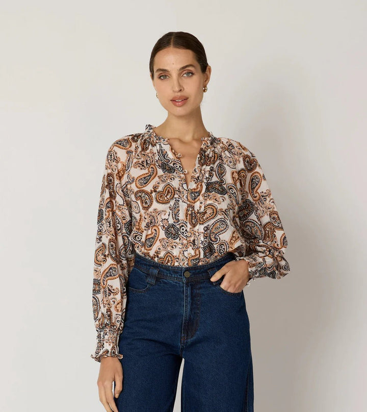 Cleobella Ivy Blouse - Capri by Sunset & Co.