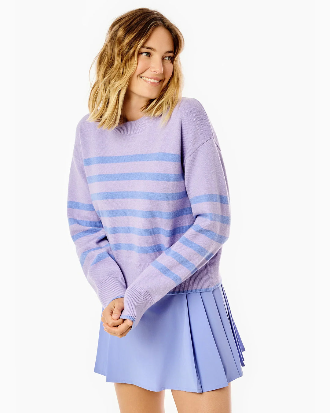 Addison Bay Carlyle Crewneck Sweater - Capri by Sunset & Co.