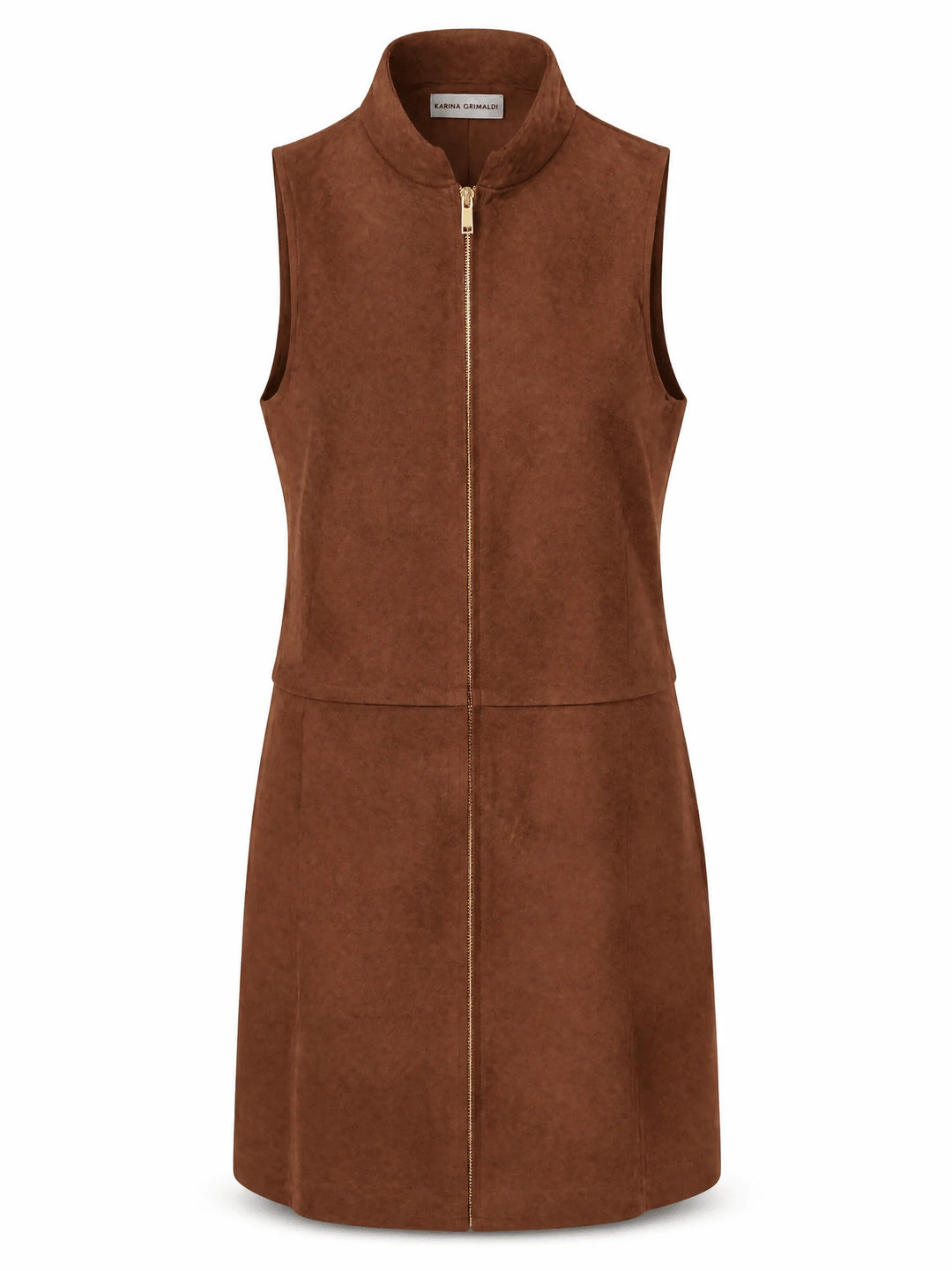 Karina Grimaldi Kai Vegan Suede Mini Dress