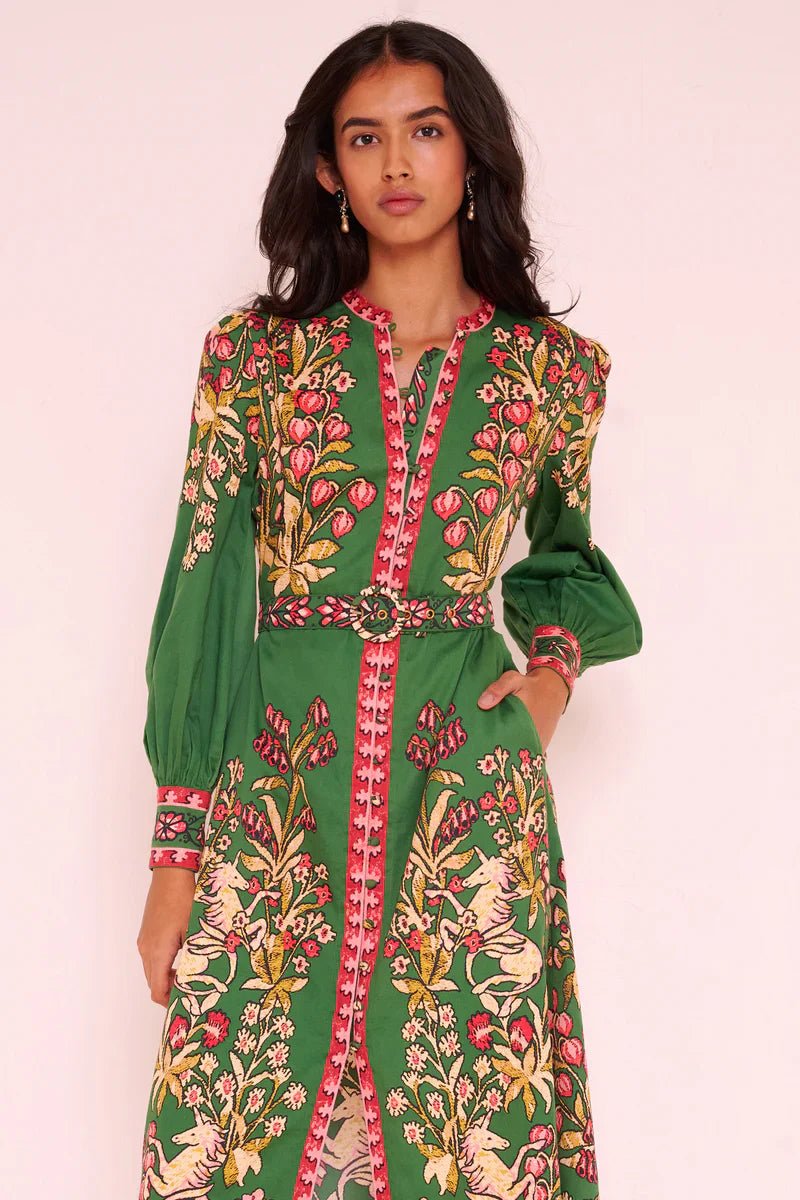 Banjanan Kay Midi Dress - Capri by Sunset & Co.