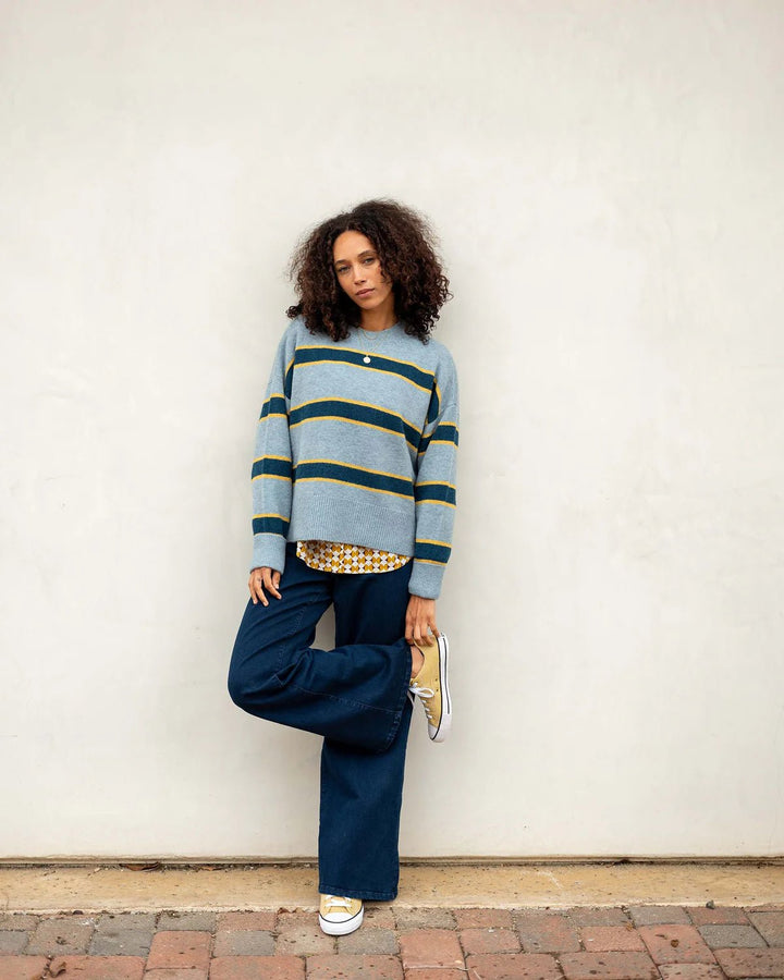 MERSEA Keeper Crewneck Sweater - Capri by Sunset & Co.