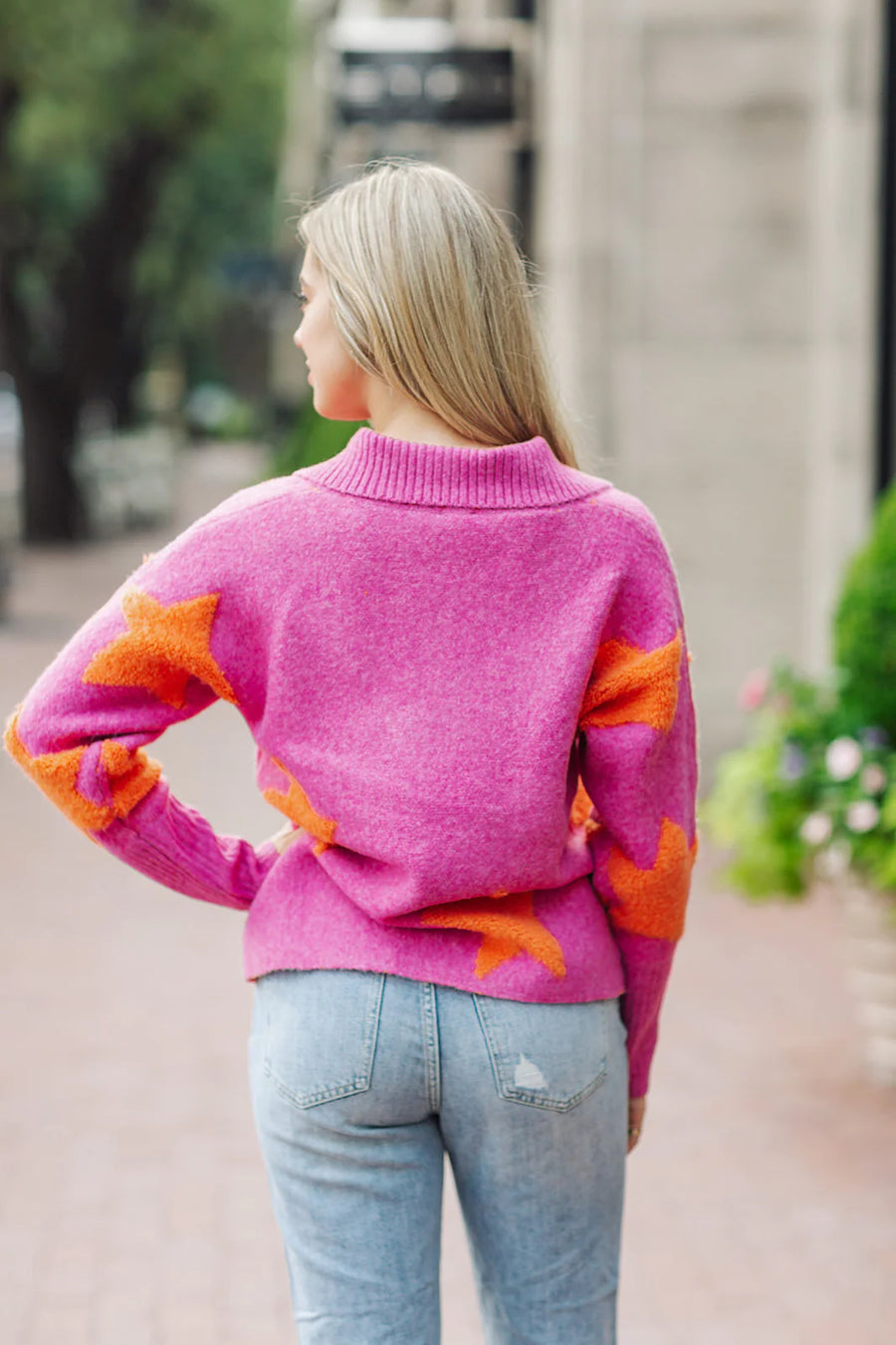 Keller Sweater - Hot Pink