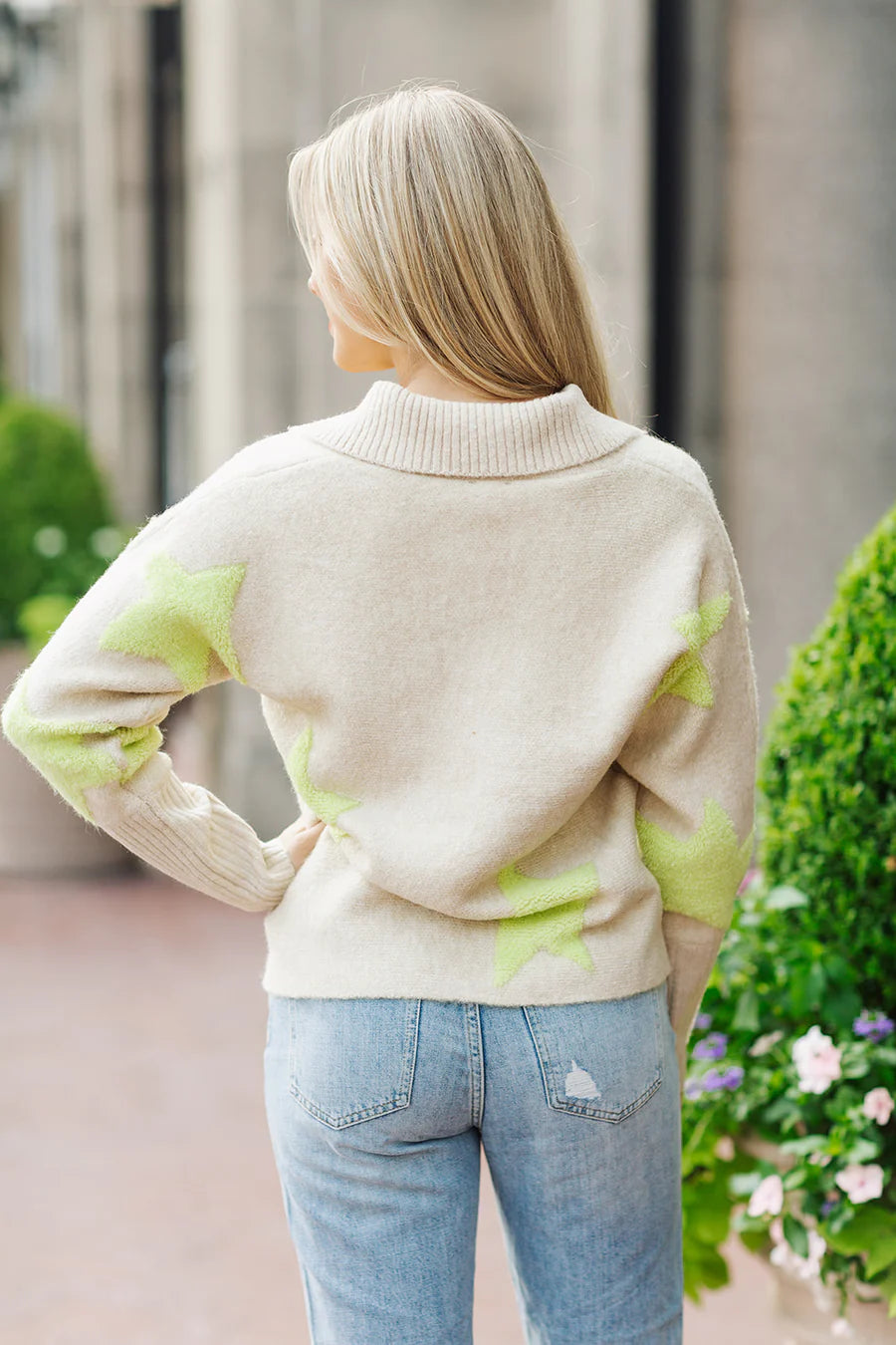 Kendall Sweater - Lime Green