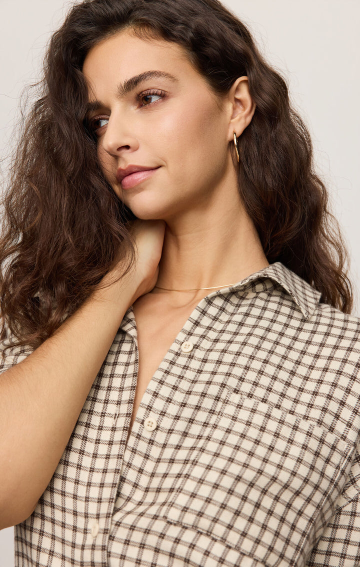 Z Supply River Plaid Button Up