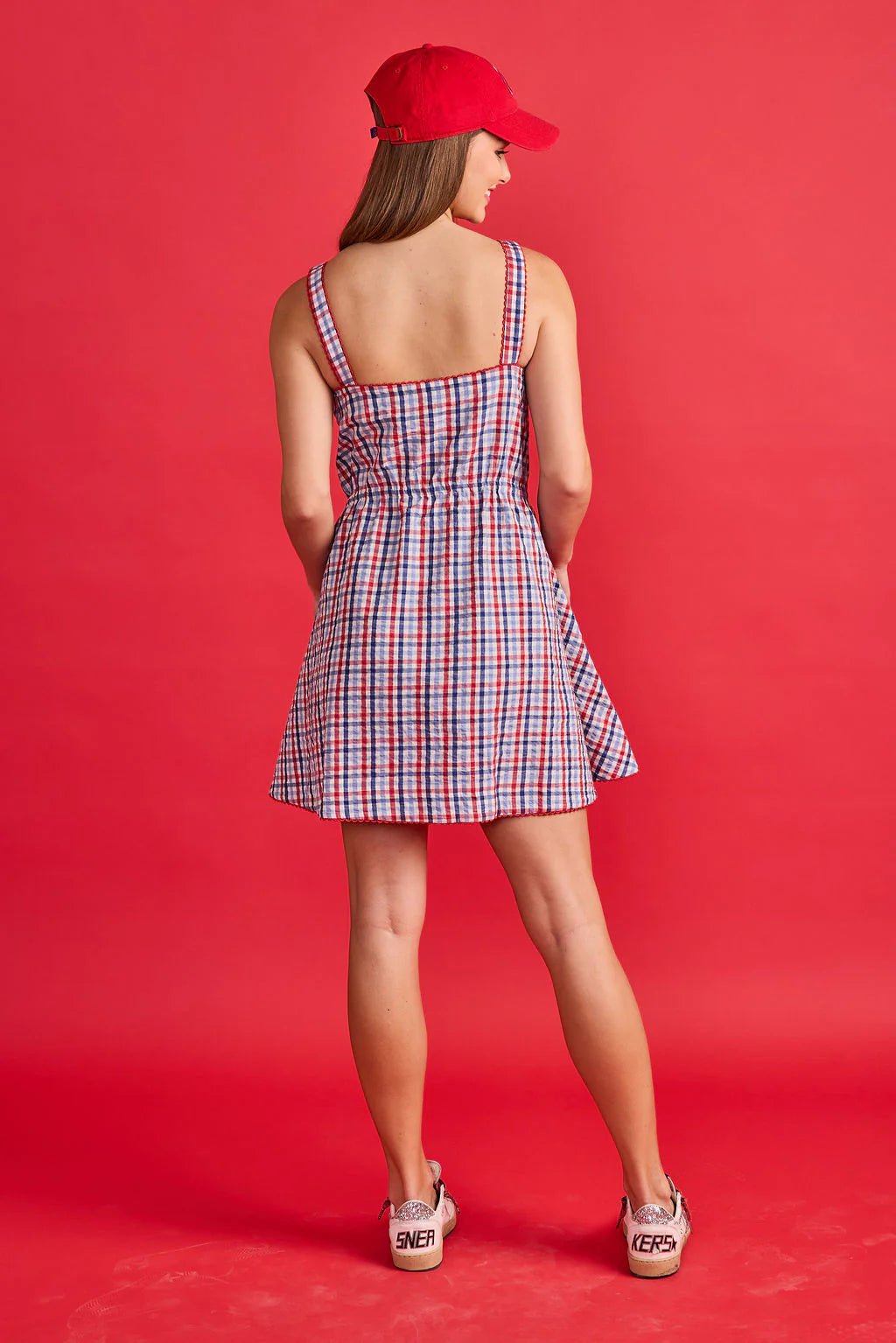 Double A Chase Dress - Capri by Sunset & Co.