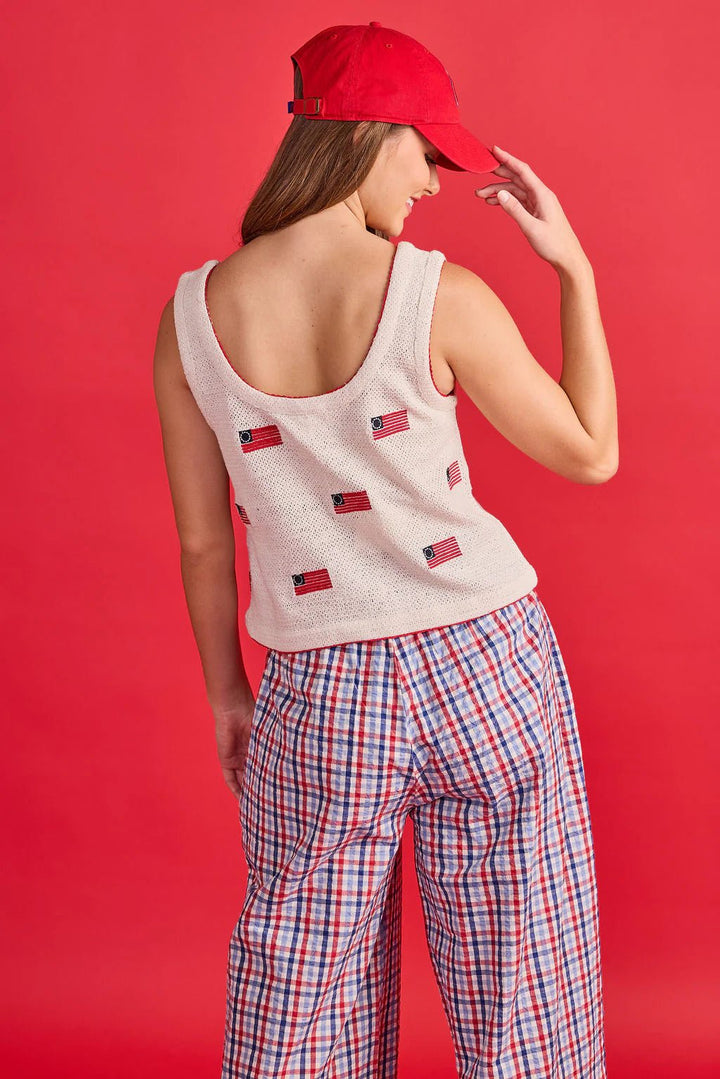 Double A Roxy Top - Capri by Sunset & Co.