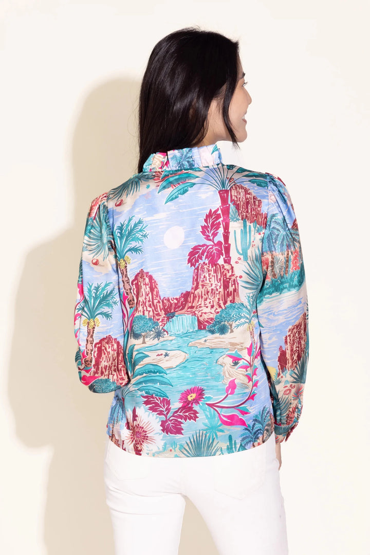 Alden Adair Phoebe Top - Capri by Sunset & Co.