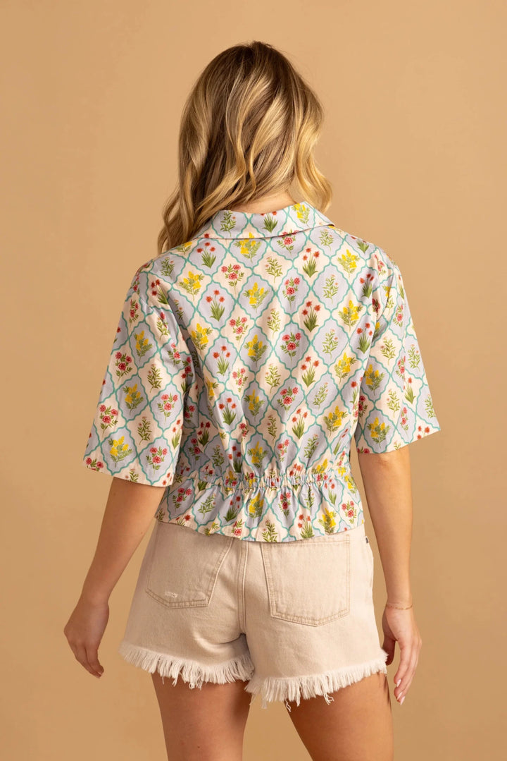Double A Anya Top - Capri by Sunset & Co.