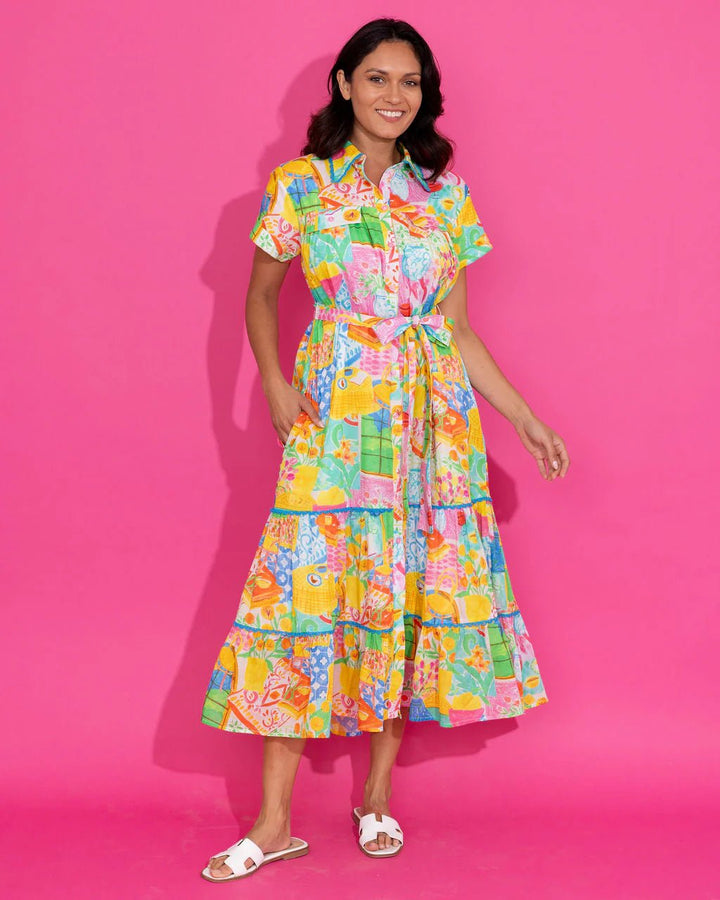 Alden Adair Rachel Dress - Capri by Sunset & Co.