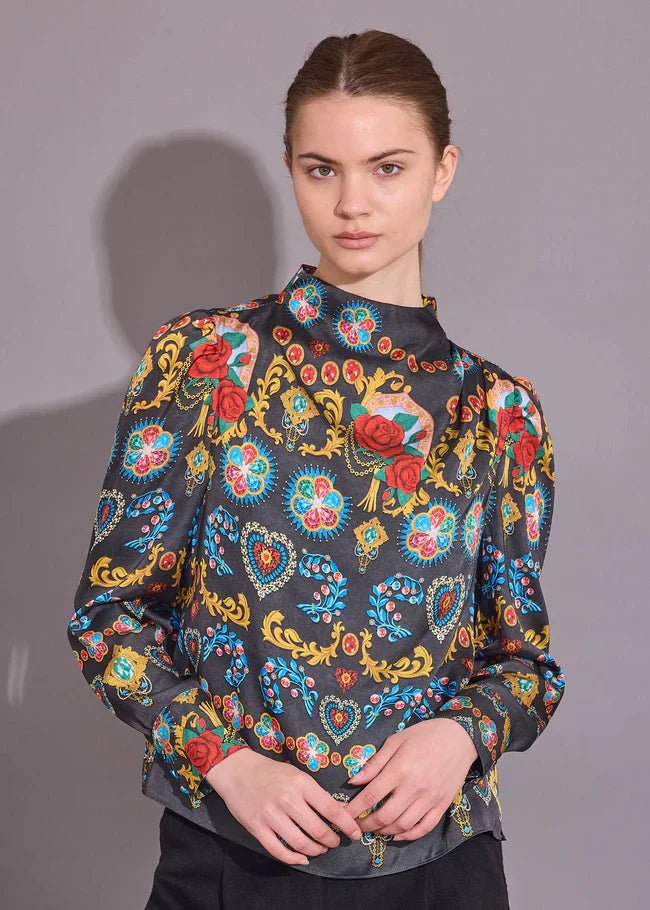 Alden Adair Scarlett Top - Capri by Sunset & Co.