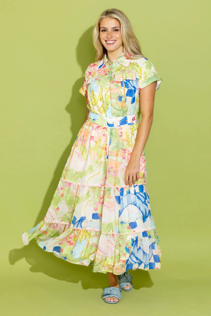 Alden Adair Rachel Dress - Capri by Sunset & Co.