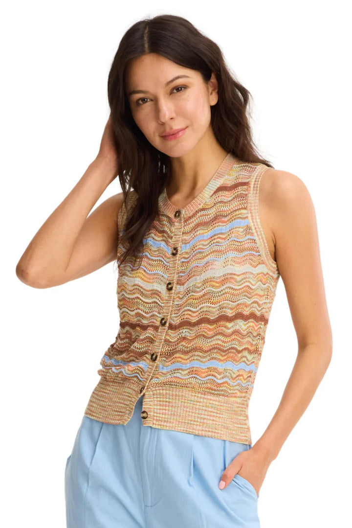 ALLISON New York Kya Sweater Vest - Capri by Sunset & Co.