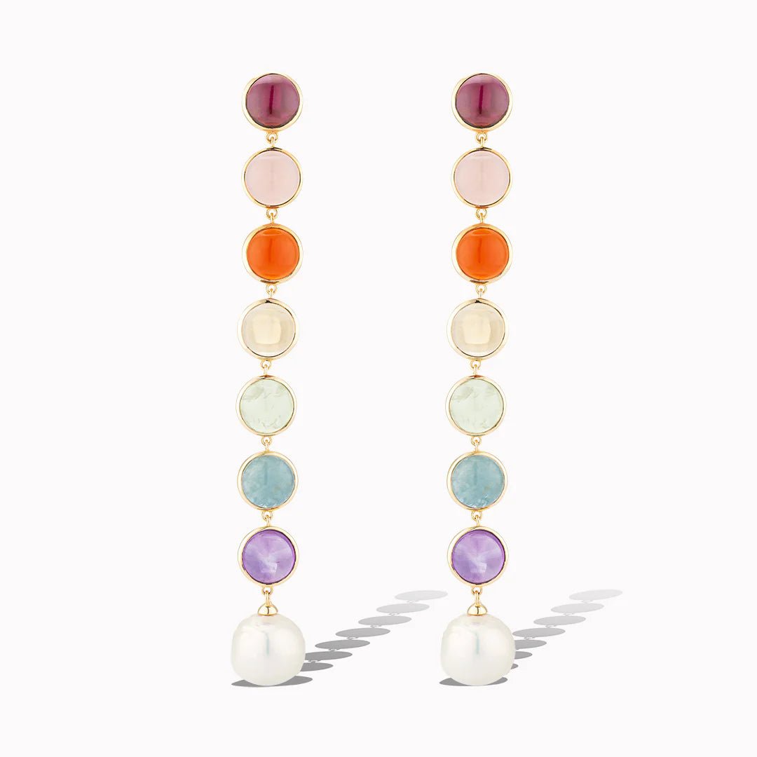 Laura Foote Designs Linear Drop Earring - Roy G. Biv - Capri by Sunset & Co.