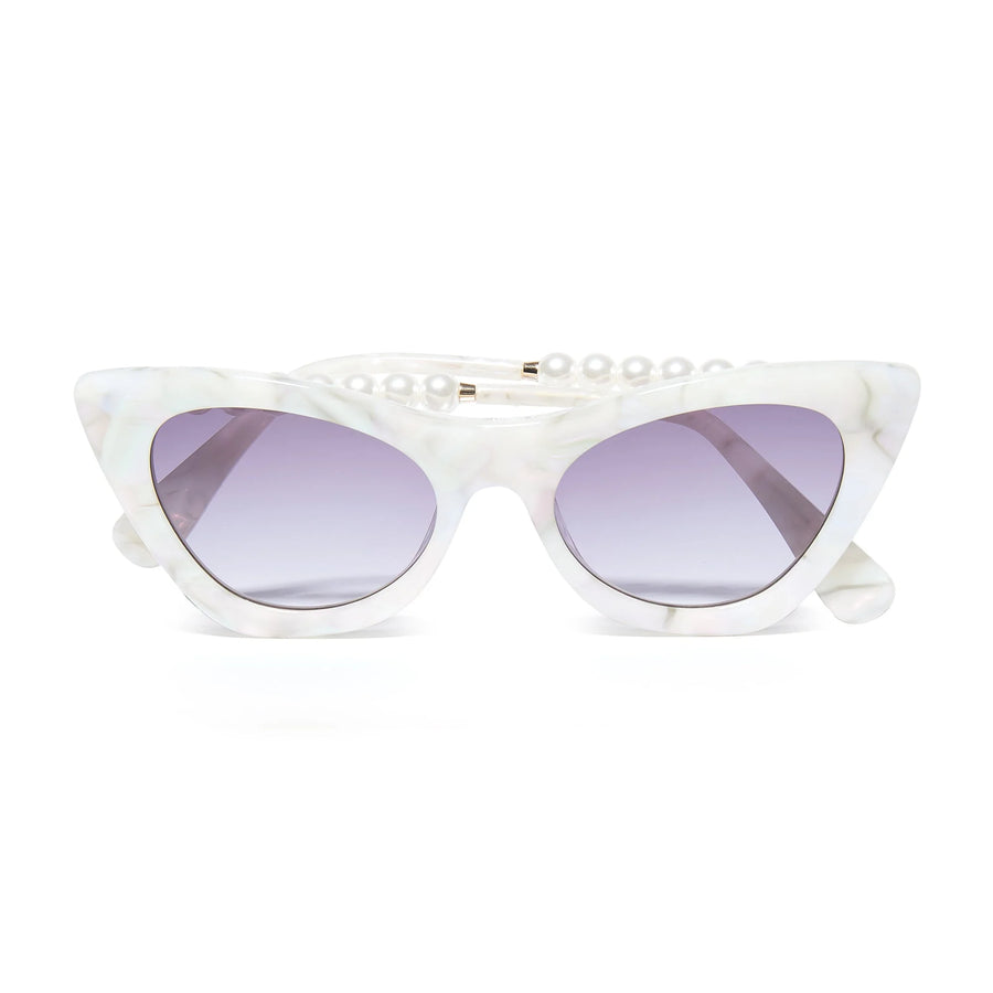 Downtown Cat-Eye Sunglasses - Mother of Pearl