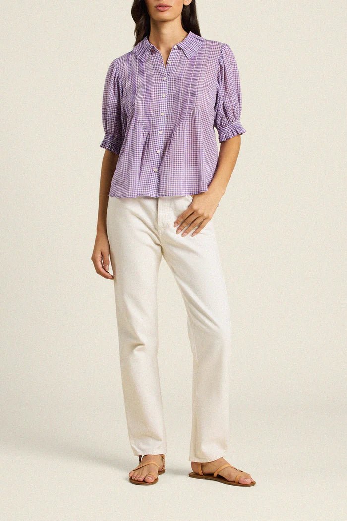 Trovata Jess Blouse - Capri by Sunset & Co.