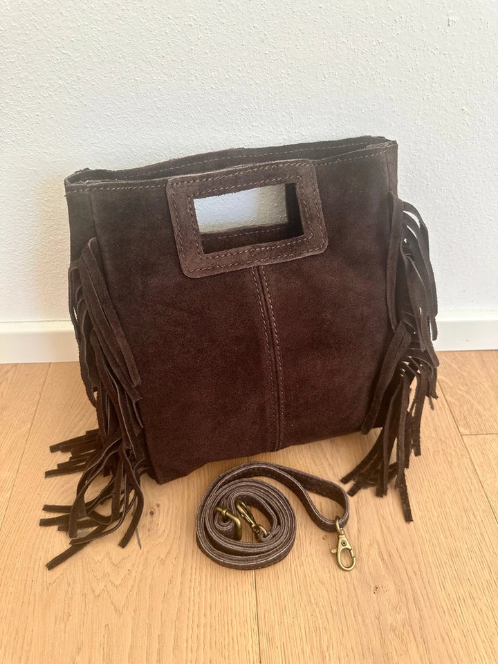 Lily Suede Fringe Bag