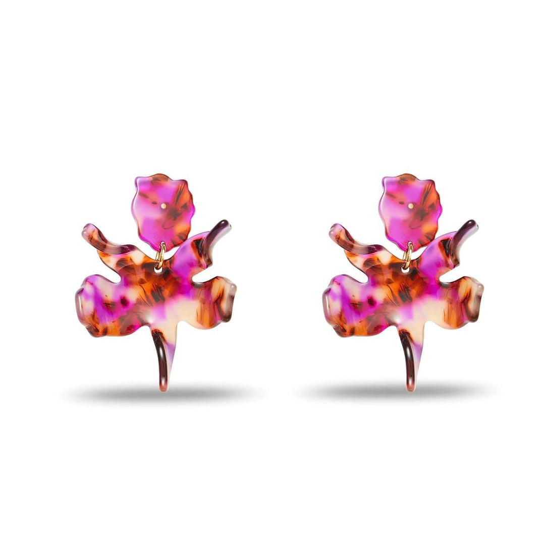 Lele Sadoughi Small Paper Lily Earrings - Capri by Sunset & Co.