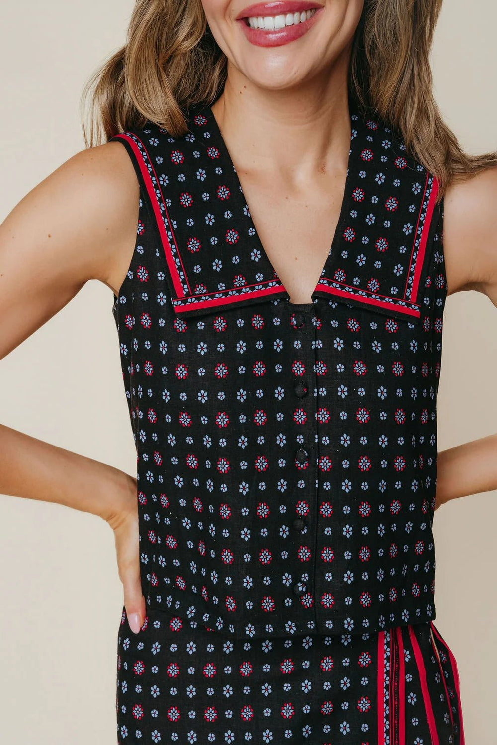 La Roque Lynn Top - Capri by Sunset & Co.