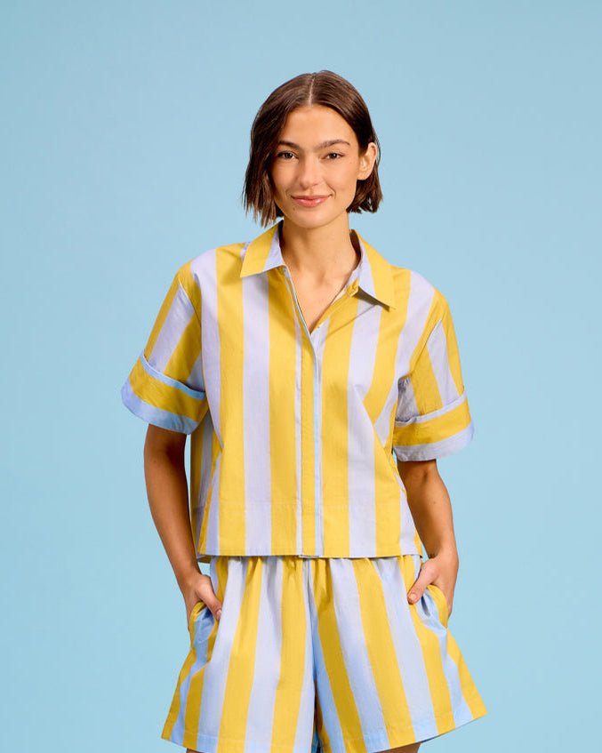 Livro Club Shirt - Capri by Sunset & Co.