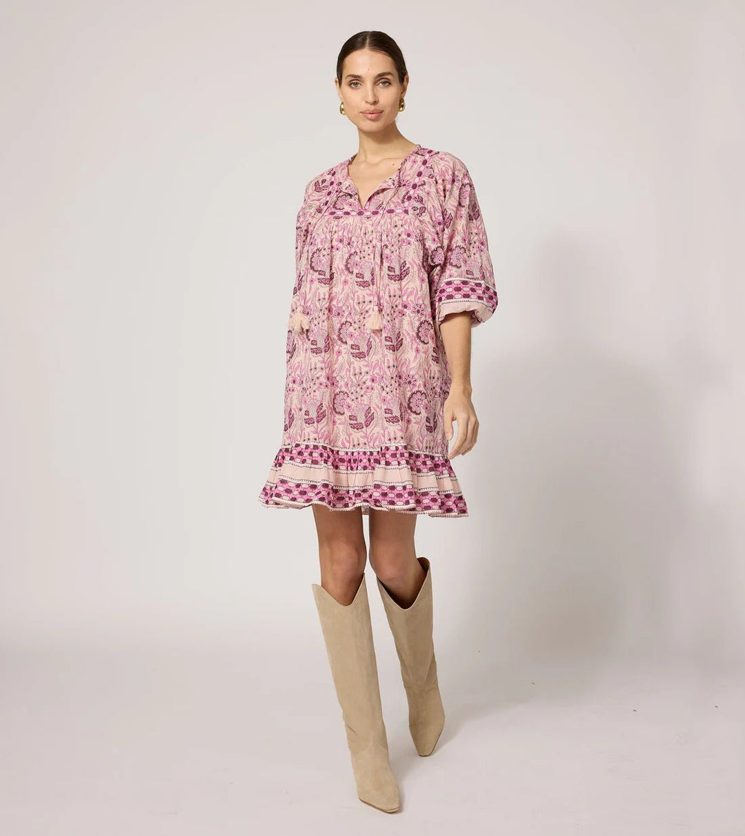 Cleobella Magdalena Mini Dress - Capri by Sunset & Co.