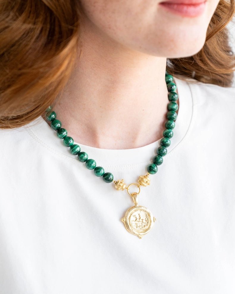 Susan Shaw Magellan Equestrian Necklace - Capri by Sunset & Co.