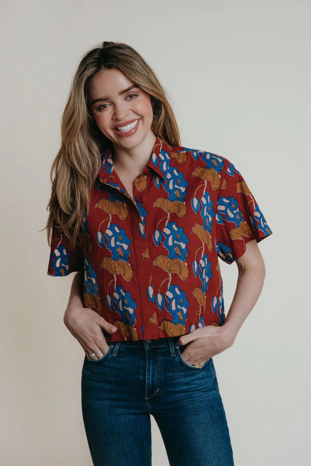 La Roque Will Blouse - Capri by Sunset & Co.