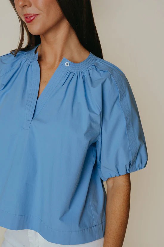 La Roque Henley Top - Capri by Sunset & Co.
