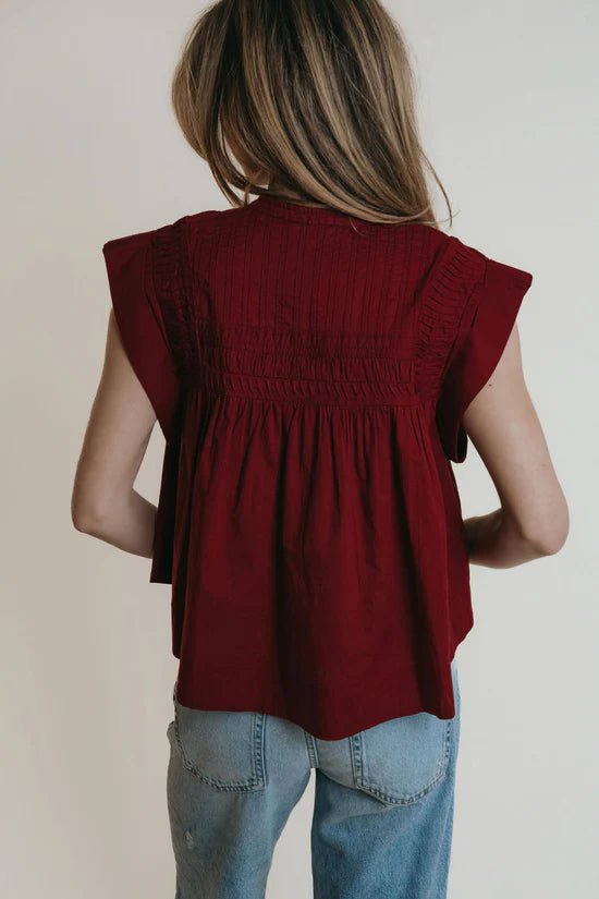 La Roque Becca Blouse - Capri by Sunset & Co.